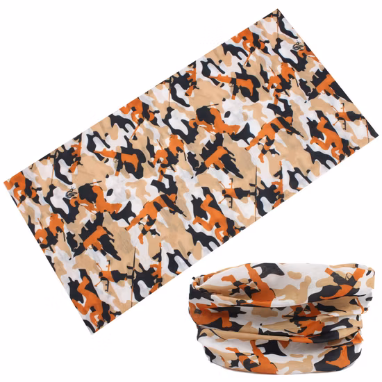 Vendita all'ingrosso di buona qualità moda sublimazione in bianco personalizzata senza soluzione di continuità teschio copertura viso ghetta collo maschera facciale bandana per uomo donna