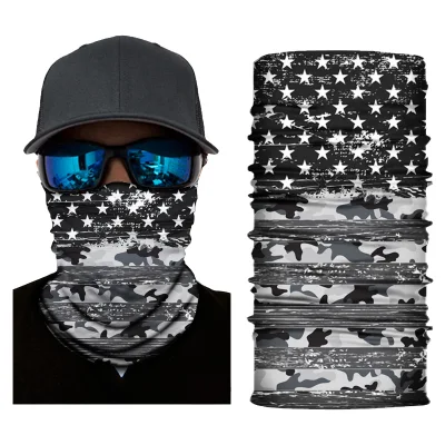 Maschera sciarpa bandana personalizzata multiuso magica senza cuciture in microfibra traspirante poliestere